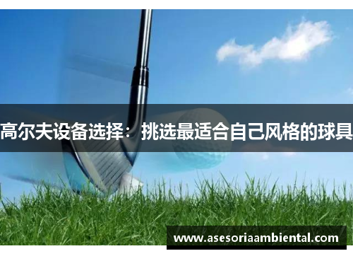 高尔夫设备选择：挑选最适合自己风格的球具